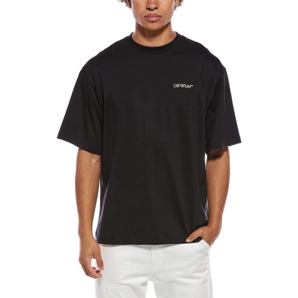 Off-White™ Mens  Skate Fit Bolt Arrow Graphic T-Shirt, Black